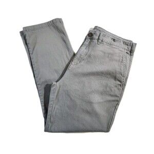 American Rag Pants Mens 36x30 Gray Chino Comfort Stretch Casual Cotton Blend